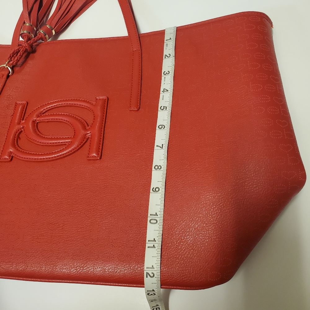 BEBE Red Purse - Picture 8 of 13